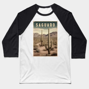 Saguaro vintage poster Baseball T-Shirt